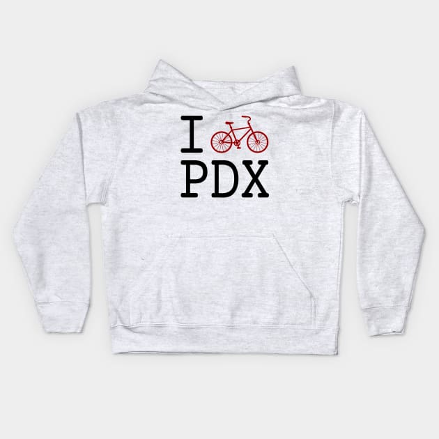 I (bike) PDX Kids Hoodie by Boogiebus